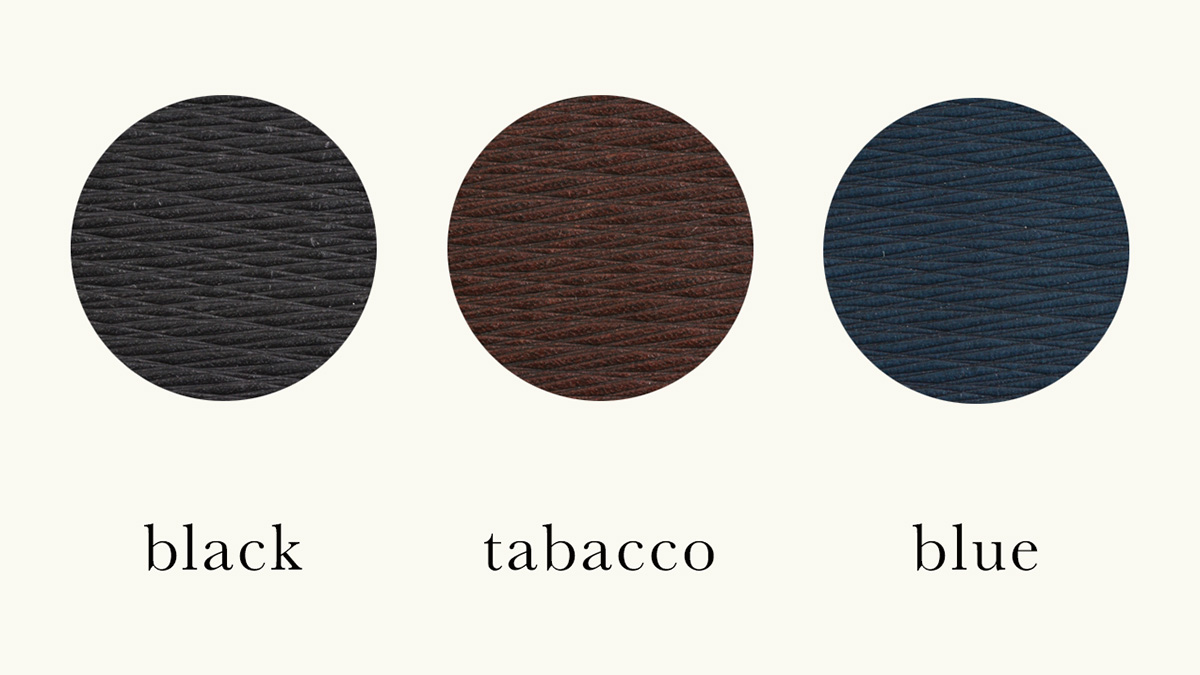 Rシリーズのテクスチャと色サンプル