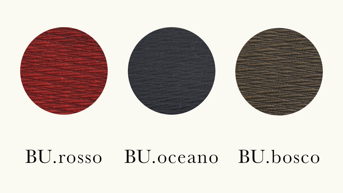 Rシリーズのテクスチャと色サンプル