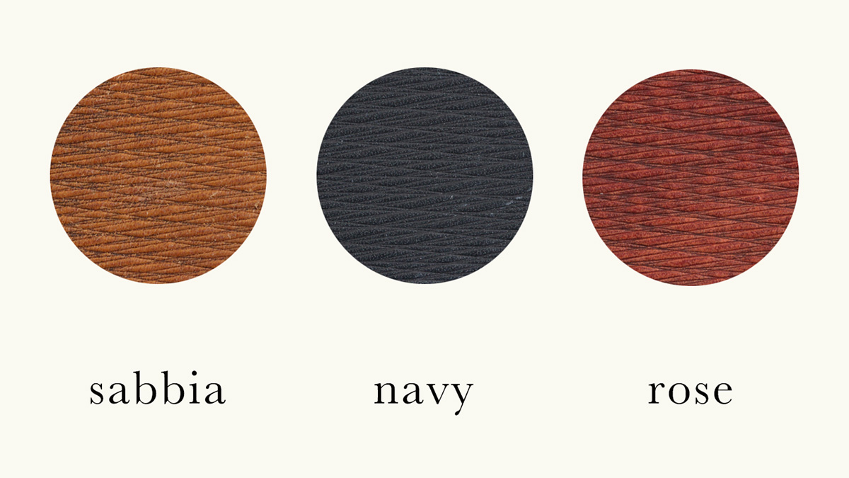 Rシリーズのテクスチャと色サンプル