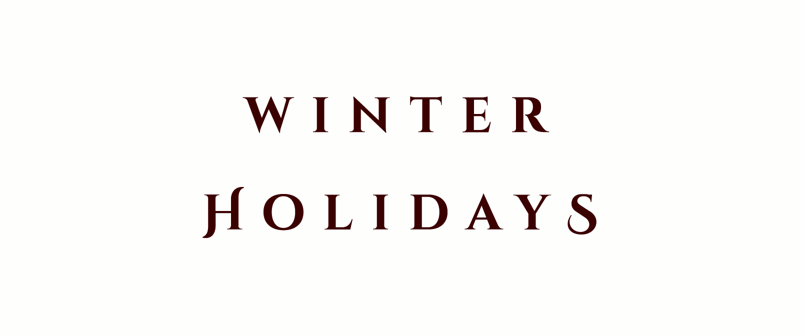 winter holidays